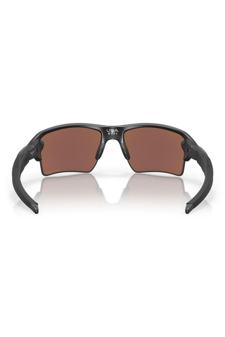 Flak® 2.0 XL 59mm Prizm™ Polarized Wrap Sunglasses, Alternate, color, BLACK / BLUE RED