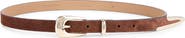 Ettika Liquid Metal Western Buckle Belt