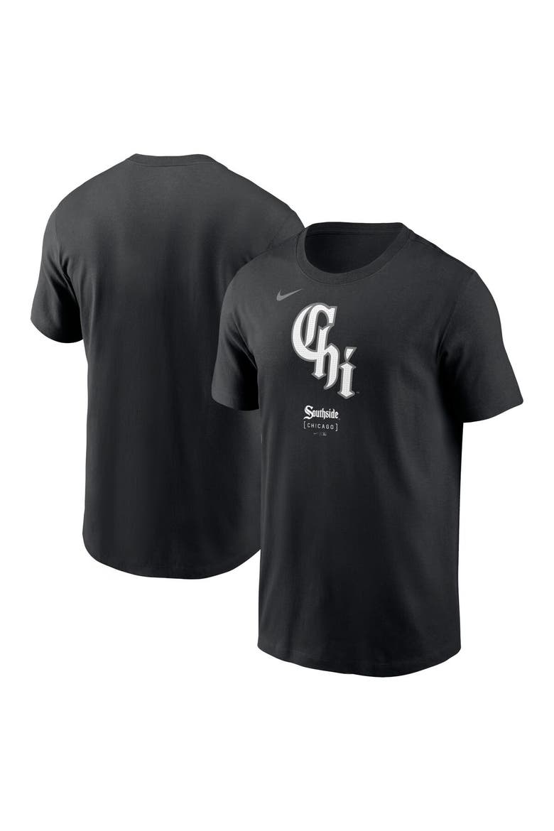 Men's Nike Black Chicago White Sox City Connect Large Logo T-Shirt, Main, color, Black
