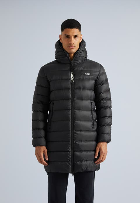 Quilted Longline Puffer Coat