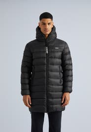JACK1T Quilted Longline Puffer Coat