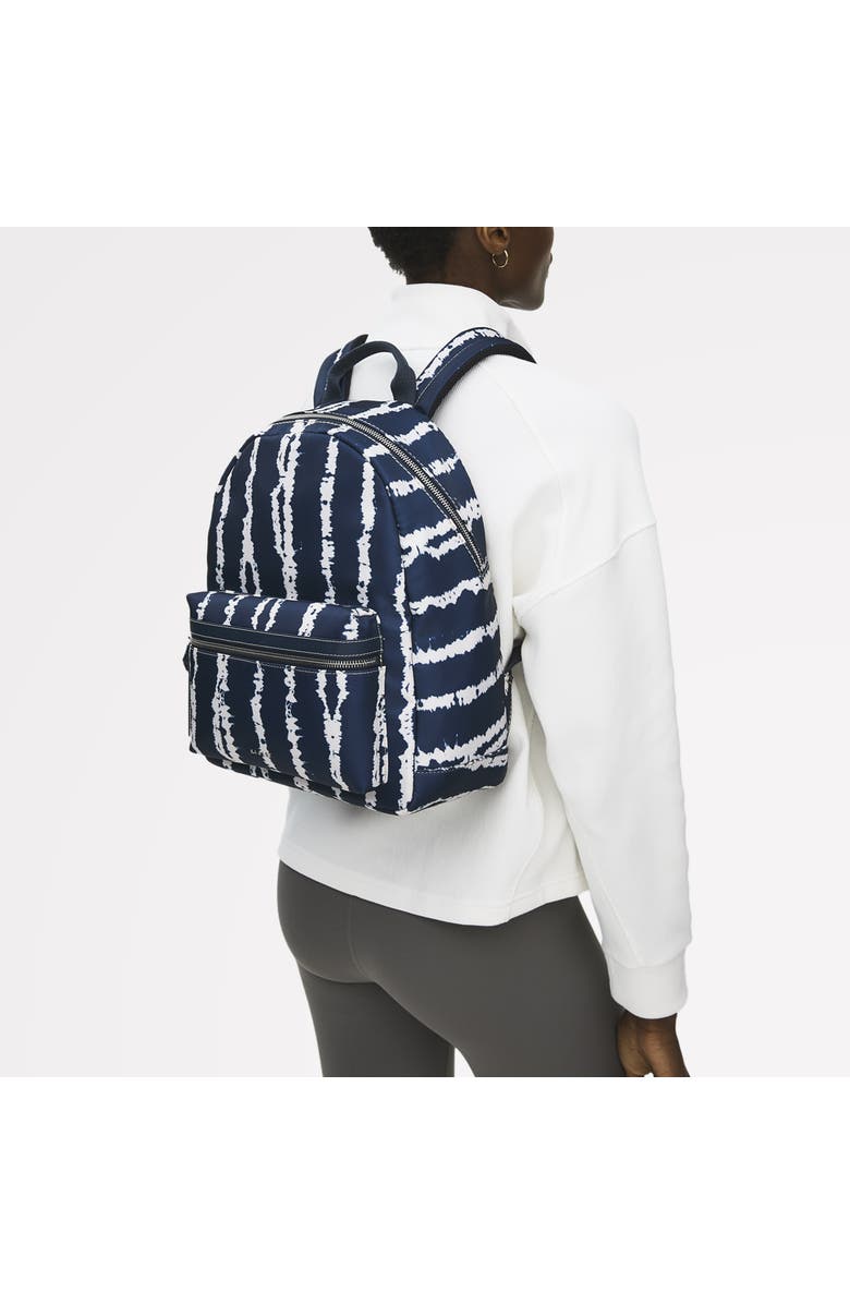 Radley Halley Row - Tie Dye Stripe Medium Ziptop Backpack, Alternate, color, Naval