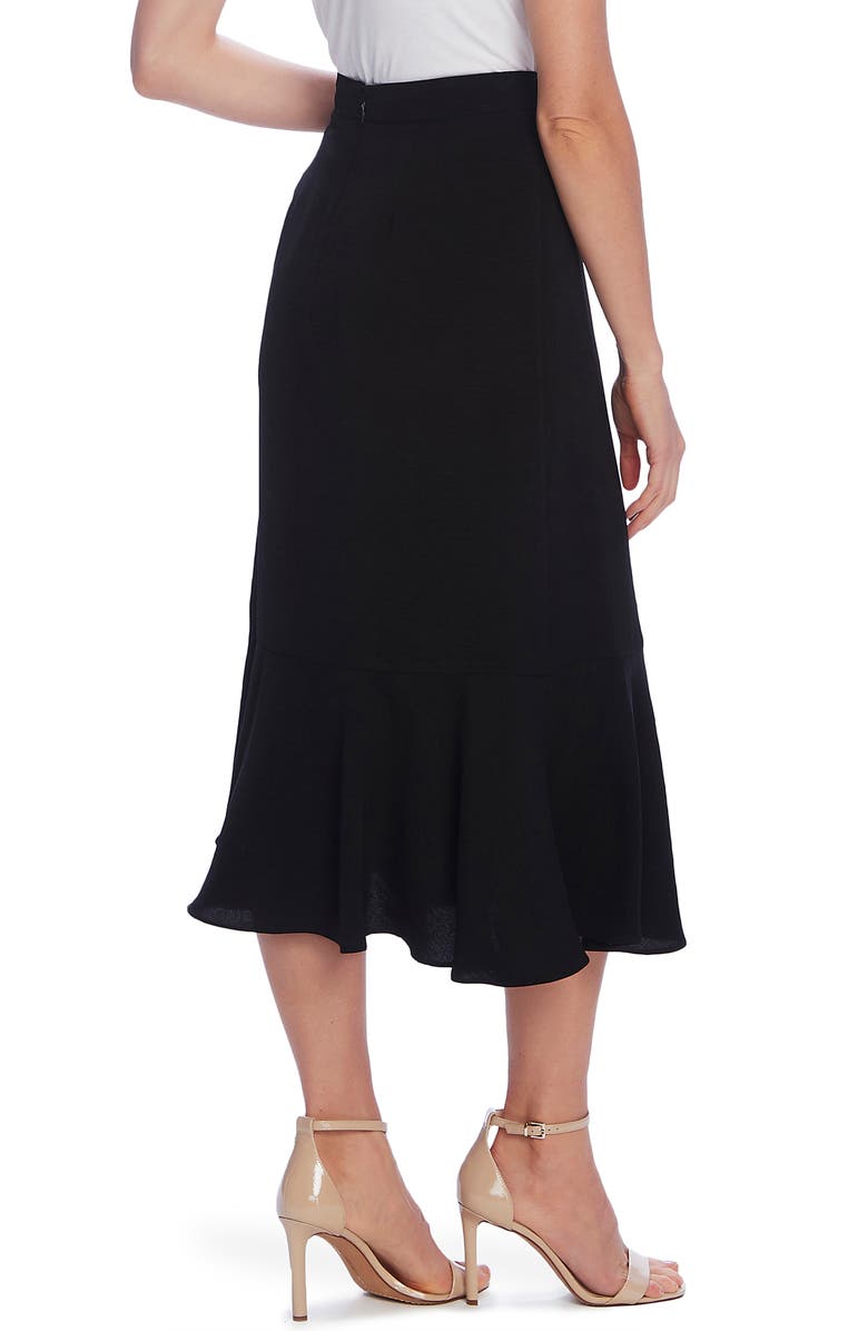 Vince Camuto Side Button Asymmetrical Skirt, Alternate, color, 
