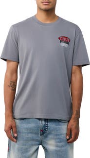 True Religion Stacked Logo Cotton Graphic T-Shirt