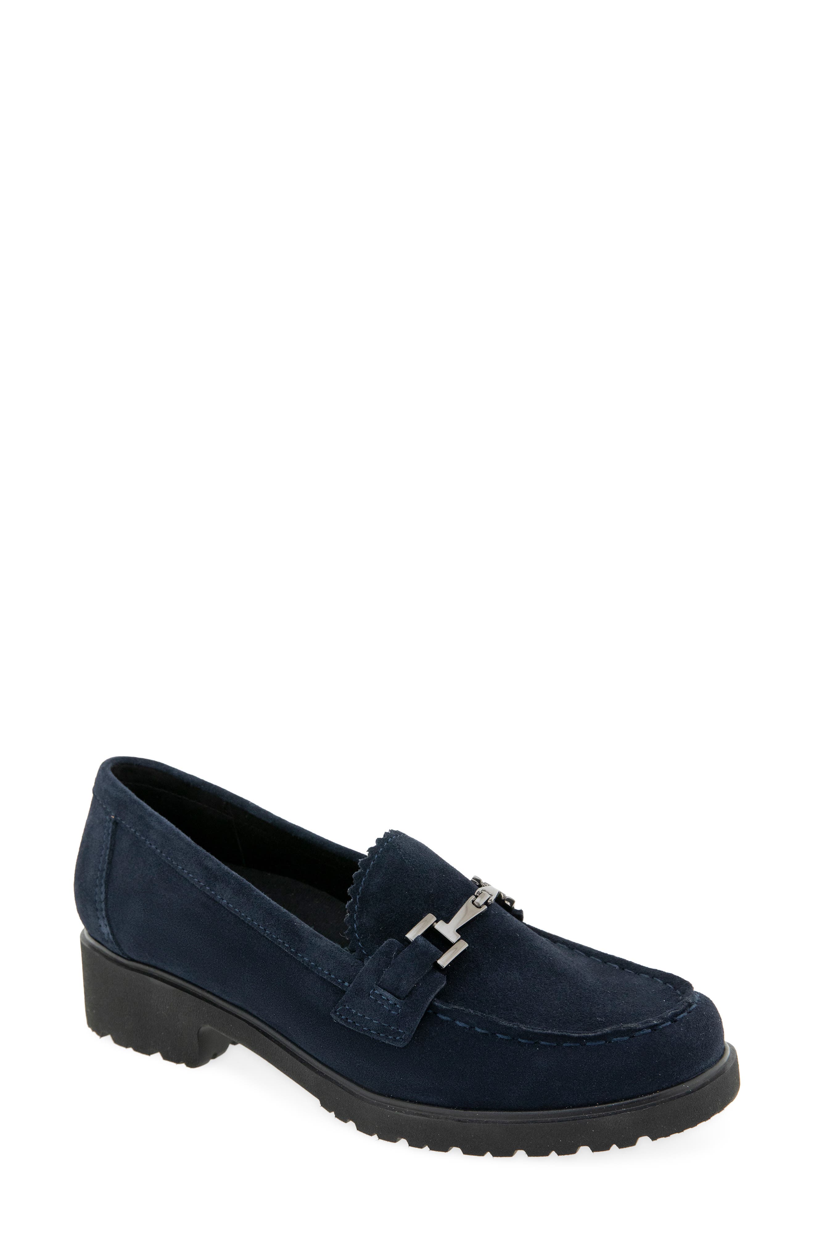 Colleen Bit Loafer, Main, color, NAVY SUEDE