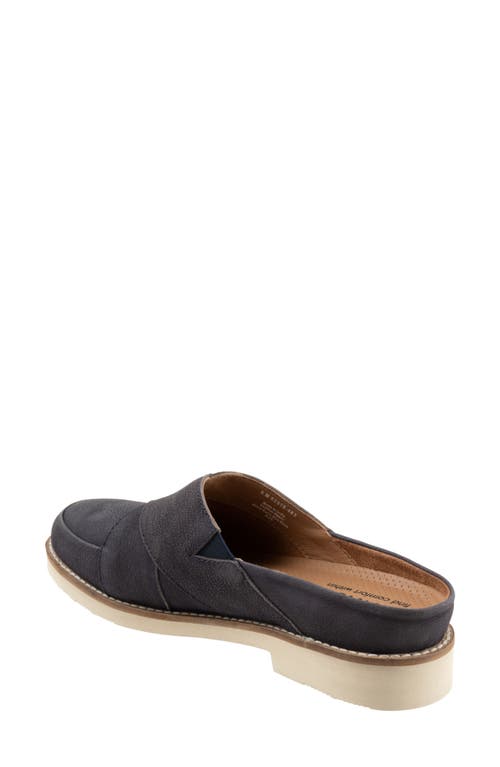 Softwalk ® Wessex Mule In Navy Nubuck