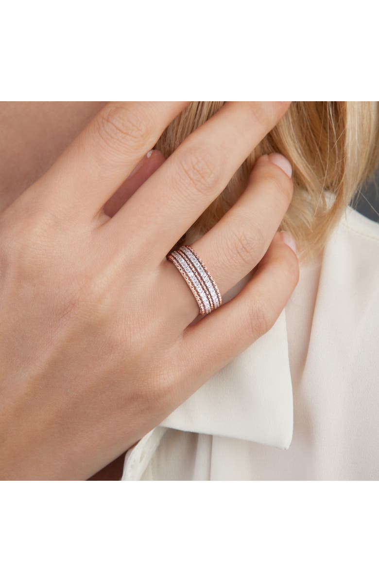 Julianna B. Diamond Double Row Eternity Ring 14k, Alternate, color, 14K Gold