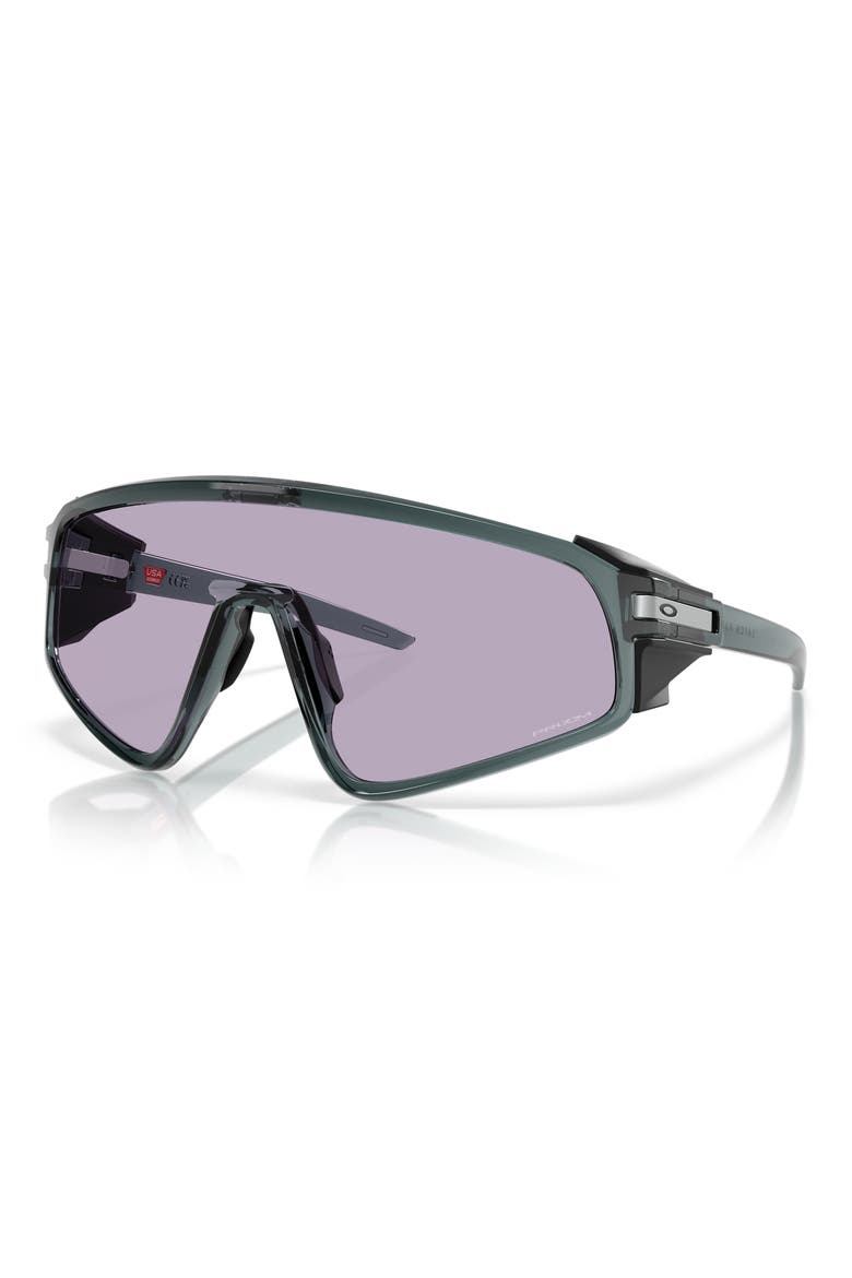 Latch™ Panel 135mm Shield Sunglasses, Alternate, color, CRYSTAL