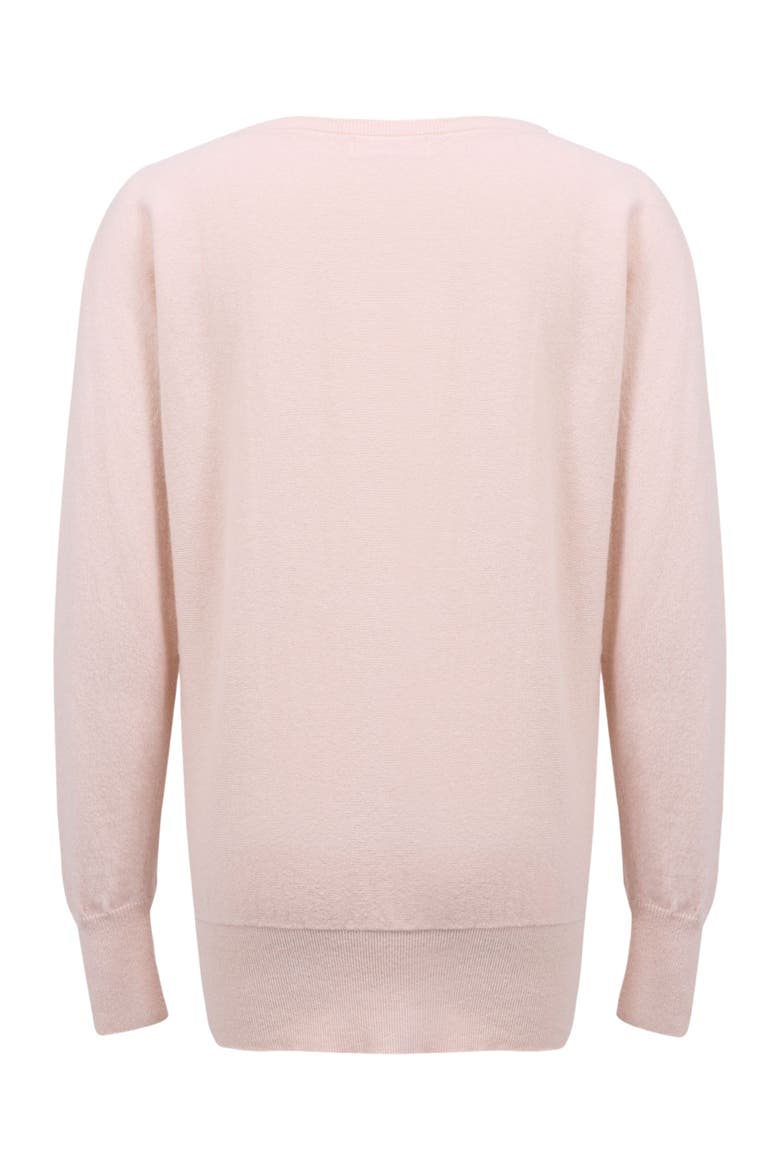 Geelong Slash Neck Sweater, Alternate, color, PEONY
