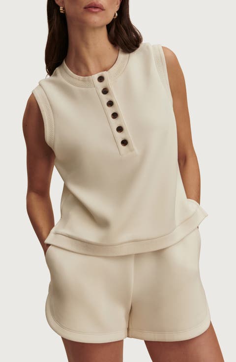 Marla Button Placket Tank