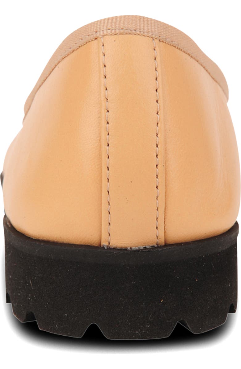 PAUL MAYER Bravo Lug Sole Ballet, Alternate, color, Black/ Beige Nappa Leather