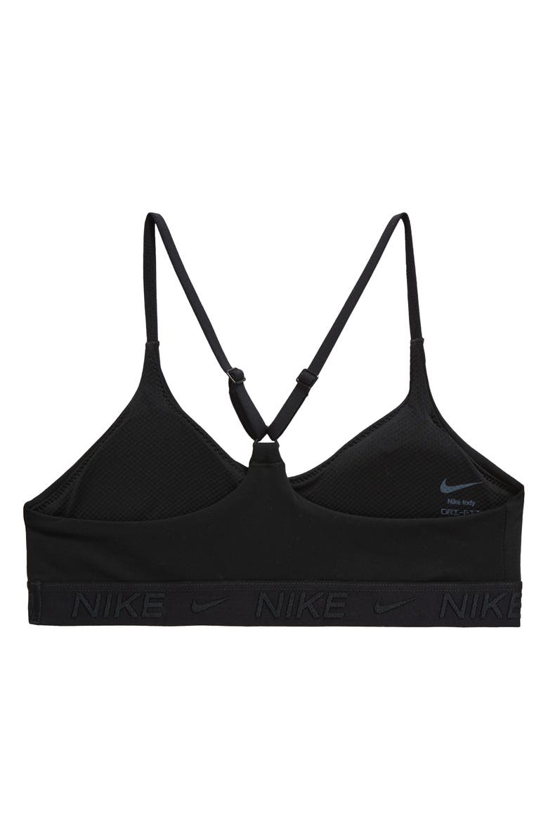 Nike Dri-FIT Indy Sports Bra, Alternate, color, Black/ Black