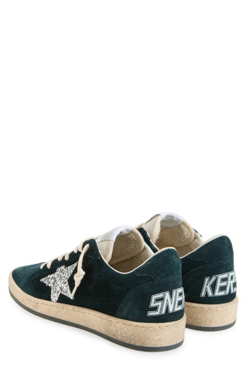 Golden Goose Ball Star Sneakers In Magical Forest/white/silver