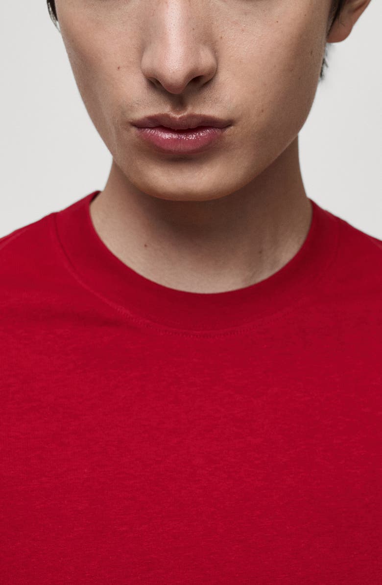 MANGO Boxy Cotton Graphic T-Shirt, Alternate, color, 