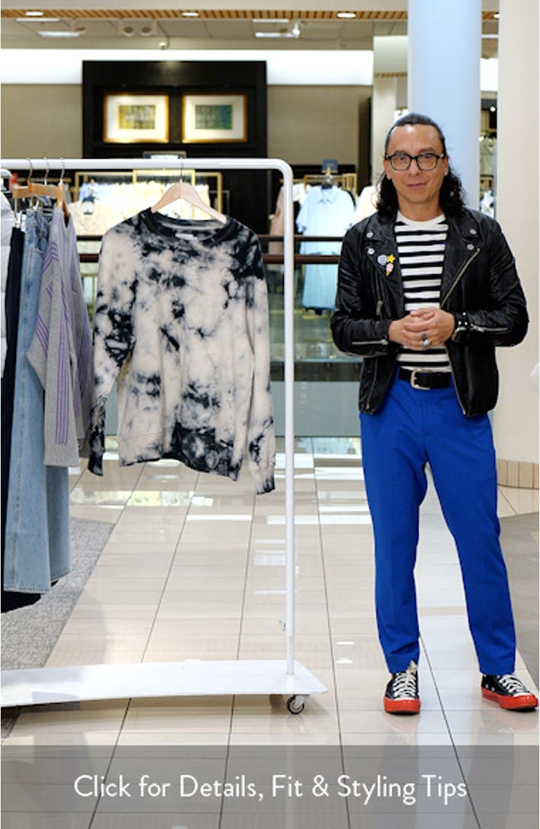 Tie Dye Crewneck Sweatshirt, sales video thumbnail