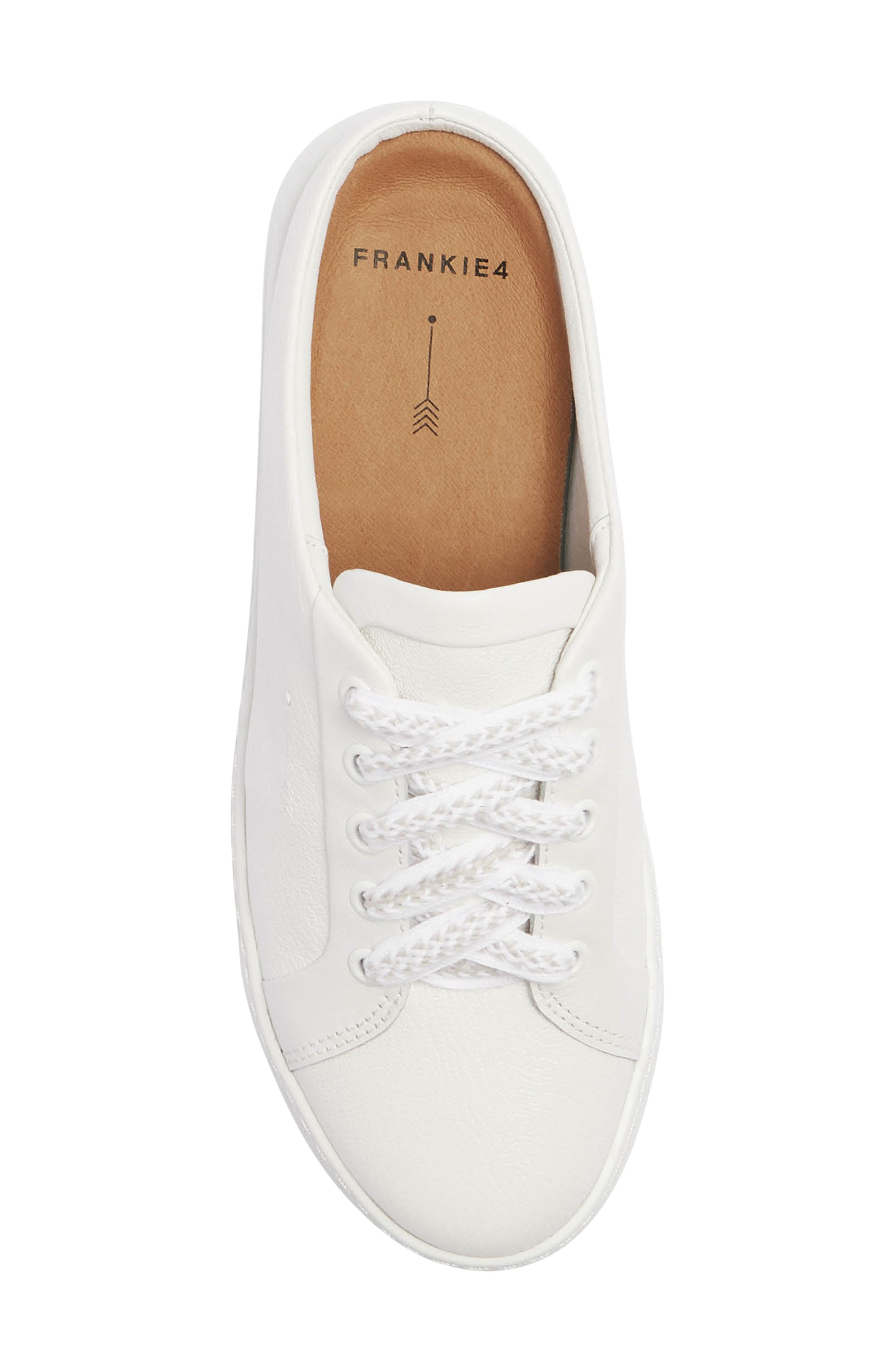 FRANKIE4 Lincoln II Sneaker Mule, Alternate, color, White Tumbled/ White