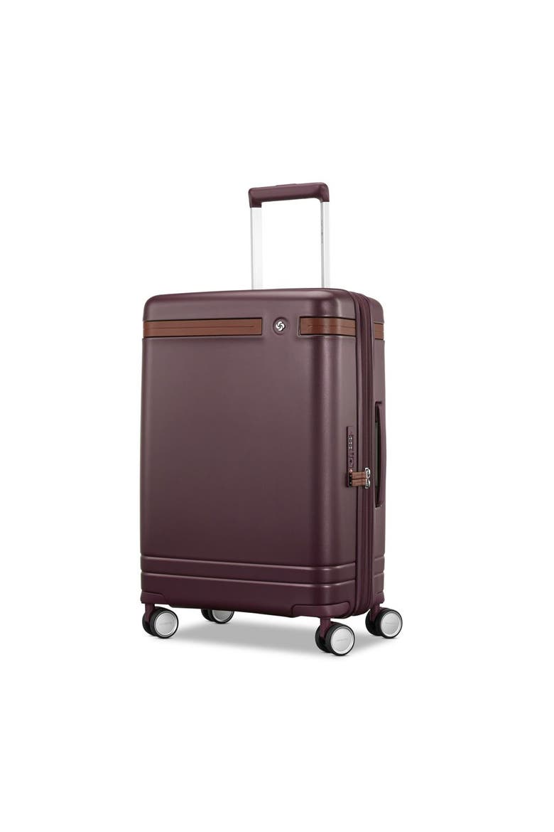 Virtuosa Hardside Expandable 21" Carry On Spinner Luggage, Main, color, Merlot