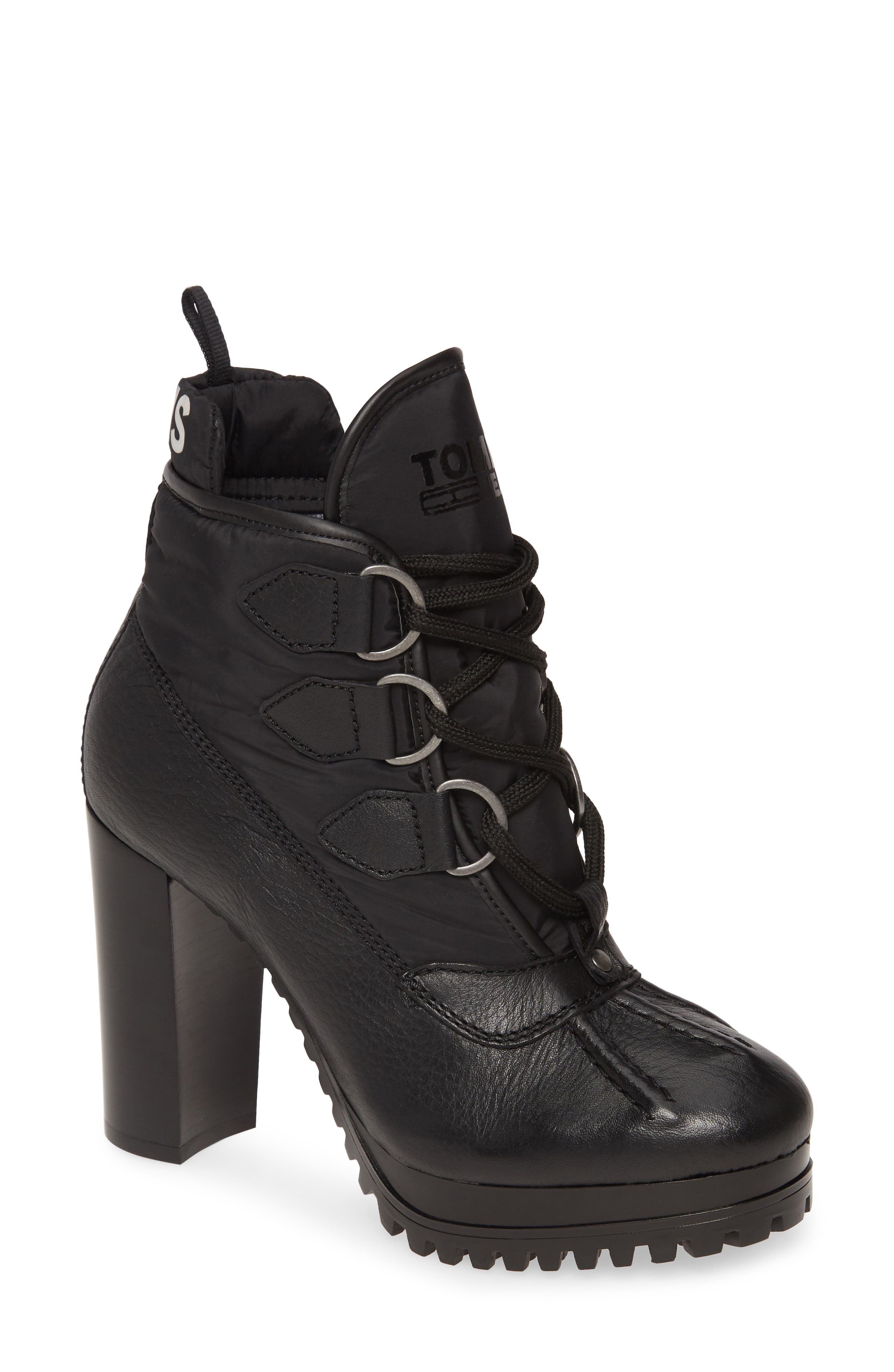 TOMMY JEANS Clarissa Lace-Up Bootie, Main, color, 