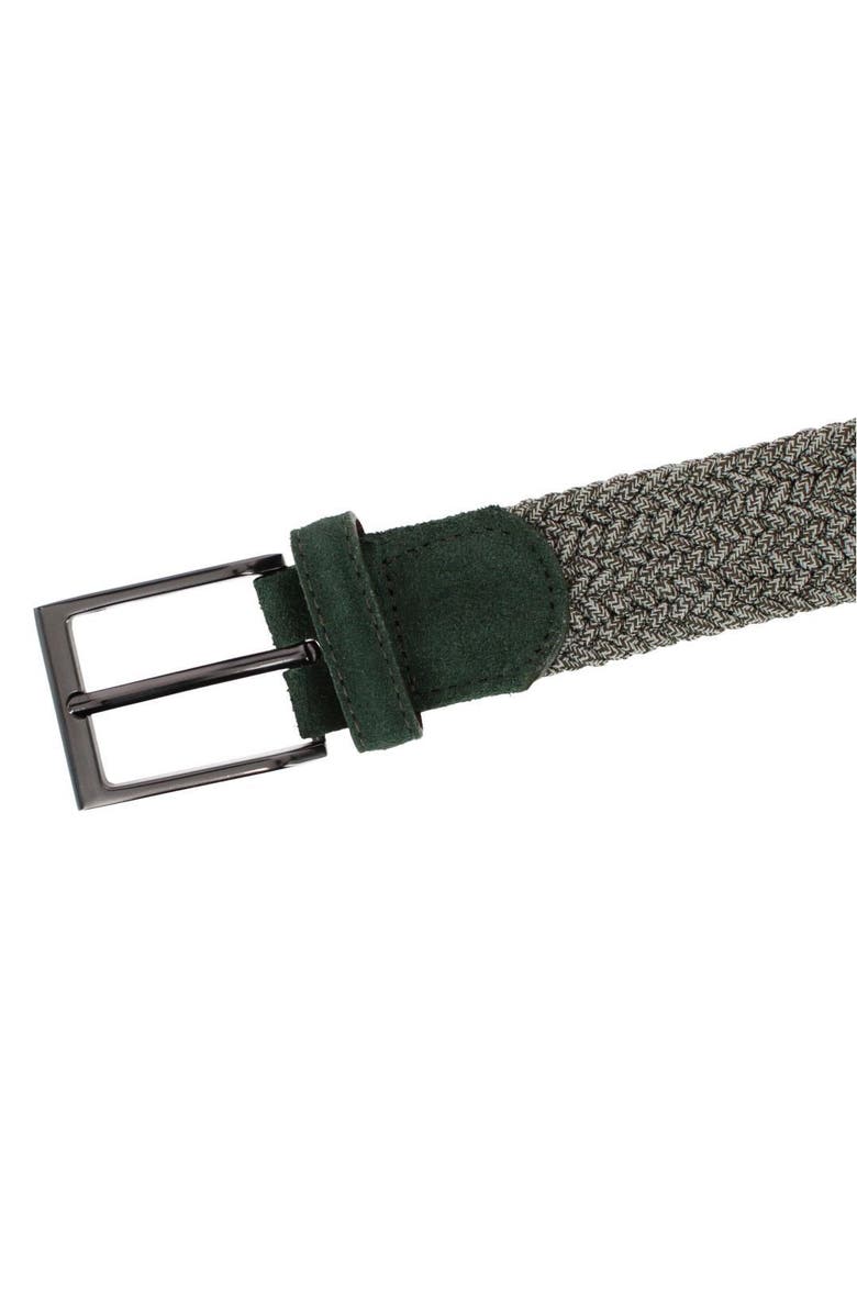 Trafalgar Madden Marble Weave 35mm Golf Stetch Belt, Alternate, color, Khaki