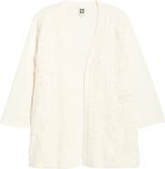 Anne Klein Kissing Front Appliqué Cardigan