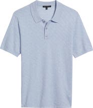Robert Barakett Skelling Textured Polo Sweater
