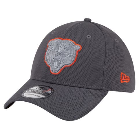 Men's New Era Graphite Chicago Bears  Main 39THIRTY Flex Hat