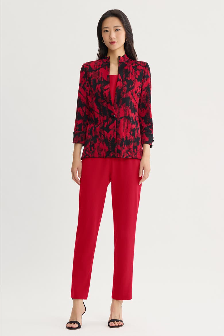 Classic Knit Jacket, Alternate, color, Holiday/Black