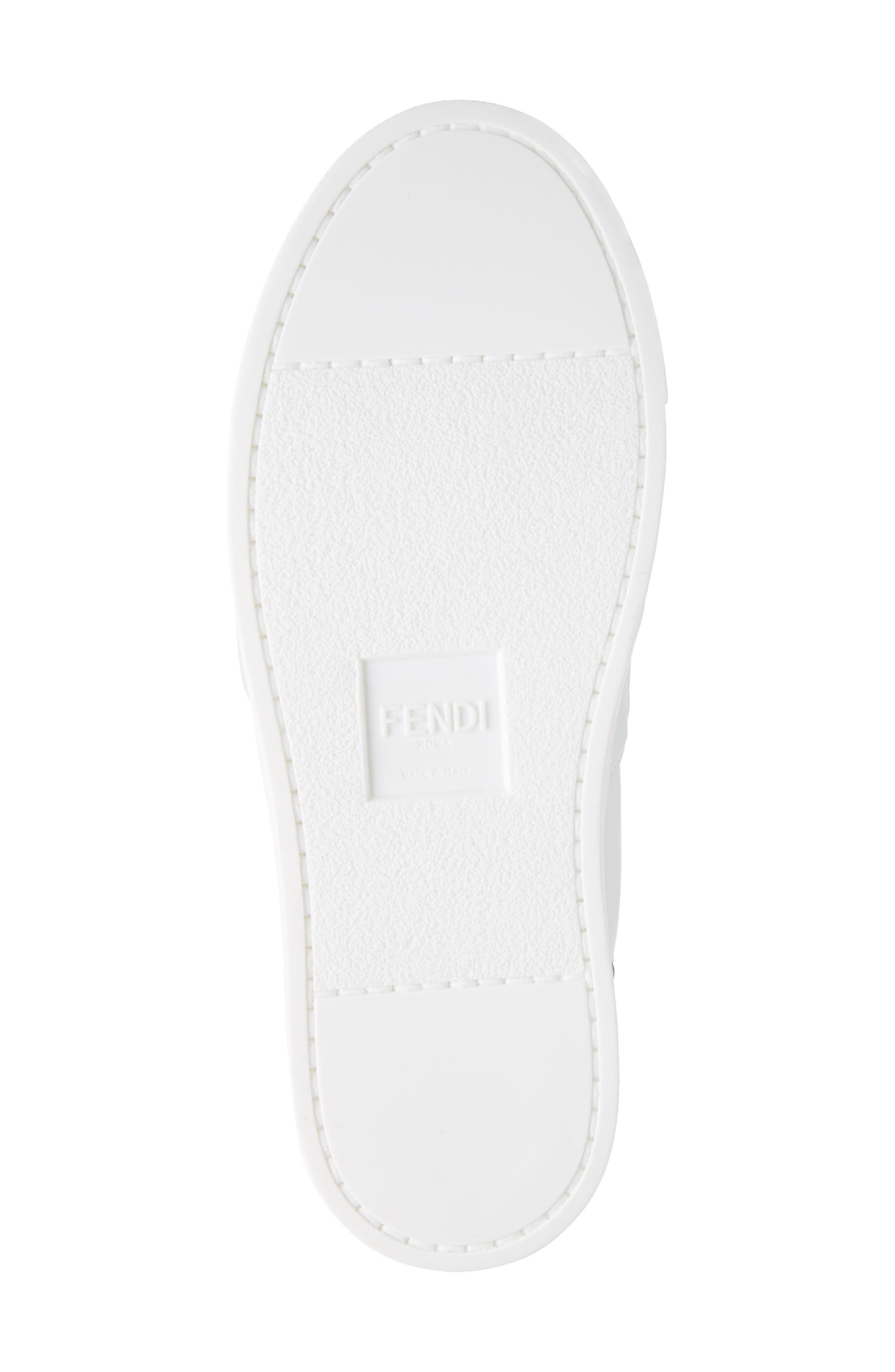 Fendi FF Logo High Top Sneaker, Alternate, color, 