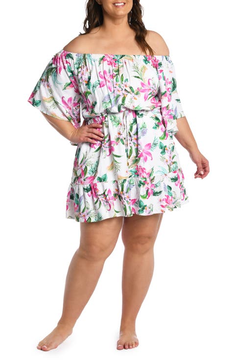 Mystic Tiered Cover-Up Dress (Plus)