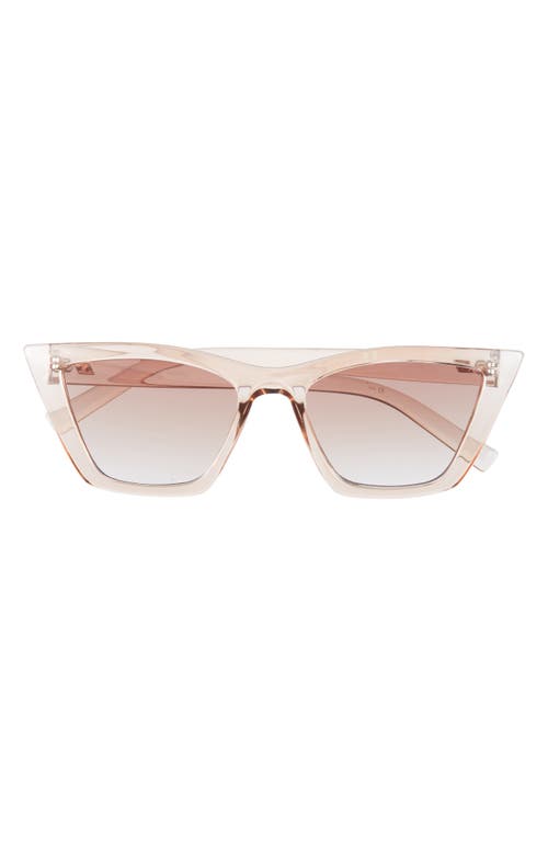 Le Specs Velodrome Cat Eye Sunglasses In Vanilla