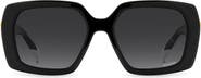 Missoni 55mm Gradient Rectangular Sunglasses