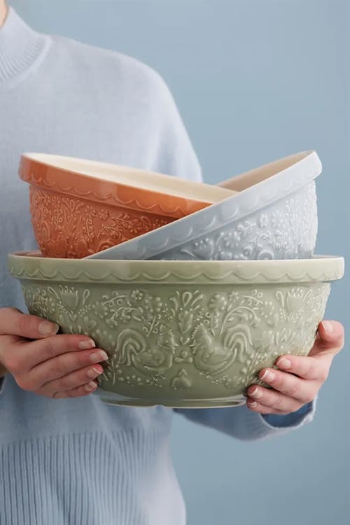 Mason Cash Home To Roost Sage Mixing Bowl