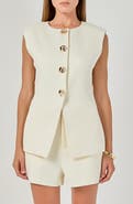 Endless Rose Power Shoulder Vest