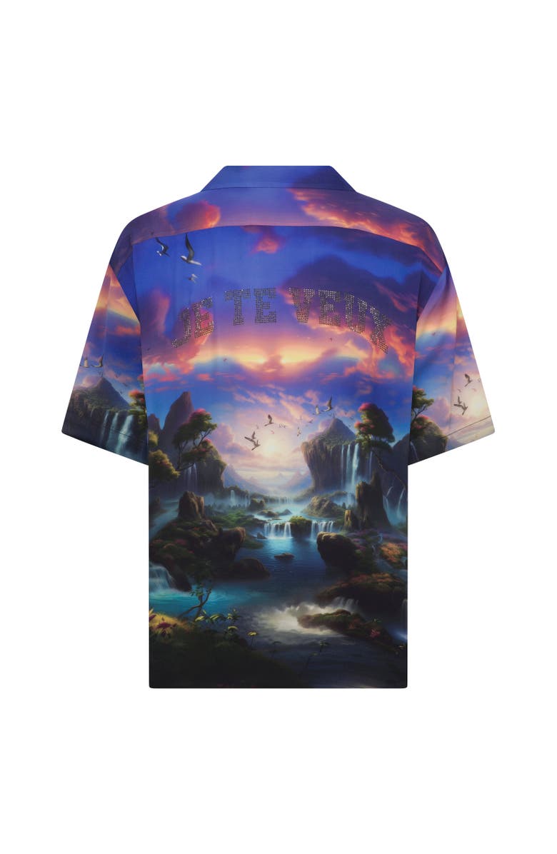 Je Te Veux RIVER SHIRT, Alternate, color, Scenic Print