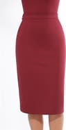 Popilush SculptEase Workwear Fitted Skirt