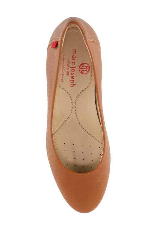 Marc Joseph New York Prospect Leather Wedge Pump In Brown