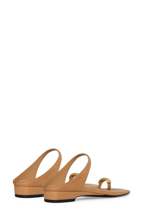 Rebecca Minkoff Toe Ring Slide Sandal In Brown