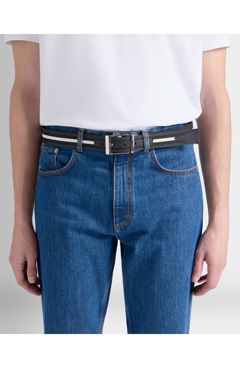 Bally Shiffie 35 mm Reversible Belt, Alternate, color, Black+Blk/Bone+Pall