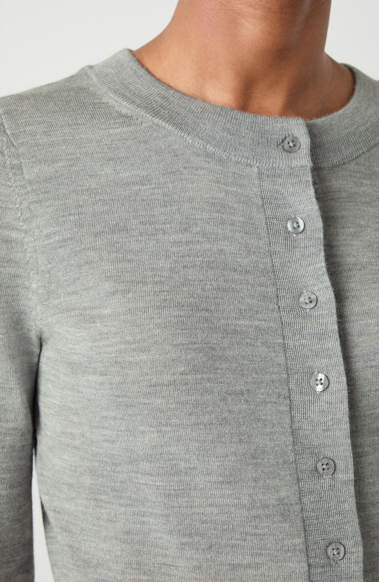 LK Bennett Connie Merino Wool Cardigan, Alternate, color, 