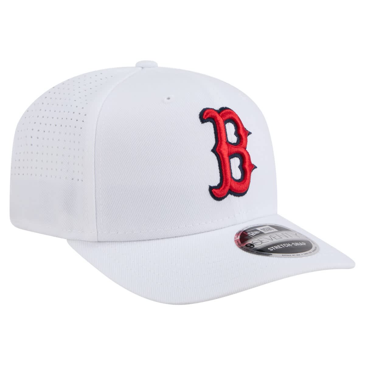Men's New Era White Boston Red Sox COOLERA 9SEVENTY Adjustable Hat thumbnail 3