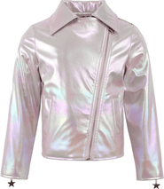 Lola + The Boys Rainbow Cloud Hologram Leather
