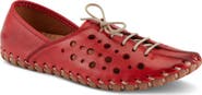 Spring Step Moonwalk Perforated Leather Shoe