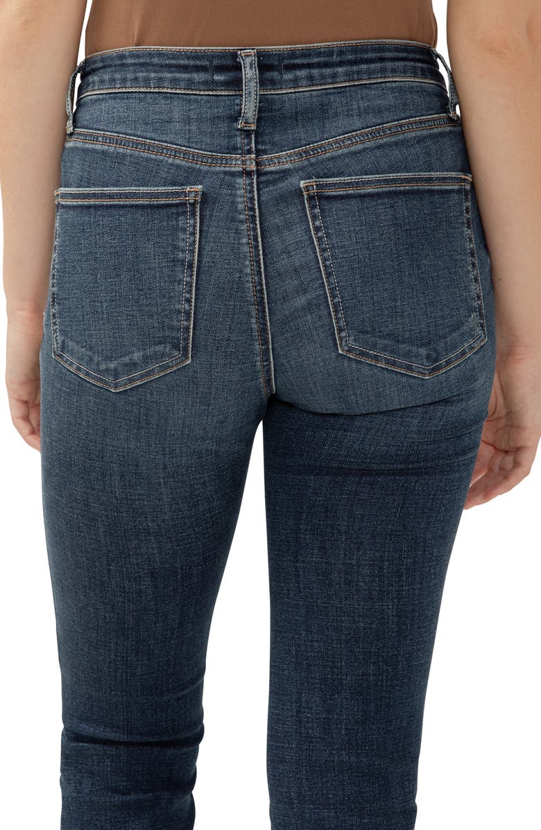 Silver Jeans Co. Most Wanted Mid Rise Ankle Straight Leg Jeans, Alternate, color, Indigo