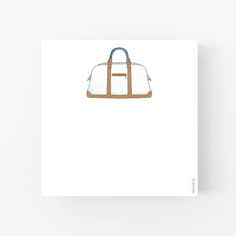 Weekender Bag 6" x 6" Square Notepad (100 Heavyweight Tear-Off Sheets)