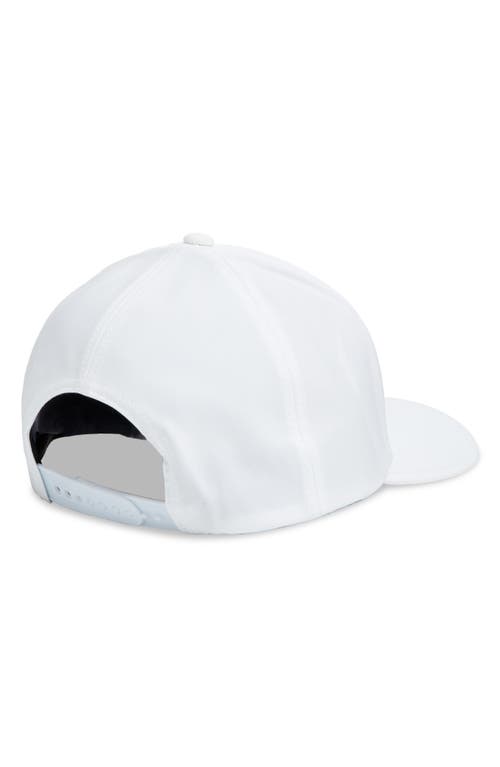 Swannies Zach Snapback Baseball Cap In White