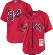 Mitchell & Ness Youth Mitchell & Ness David Ortiz Red Boston Red Sox Cooperstown Collection Batting Practice Jersey
