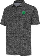 ANTIGUA Men's Antigua Black Seattle Sounders FC Terrace Polo