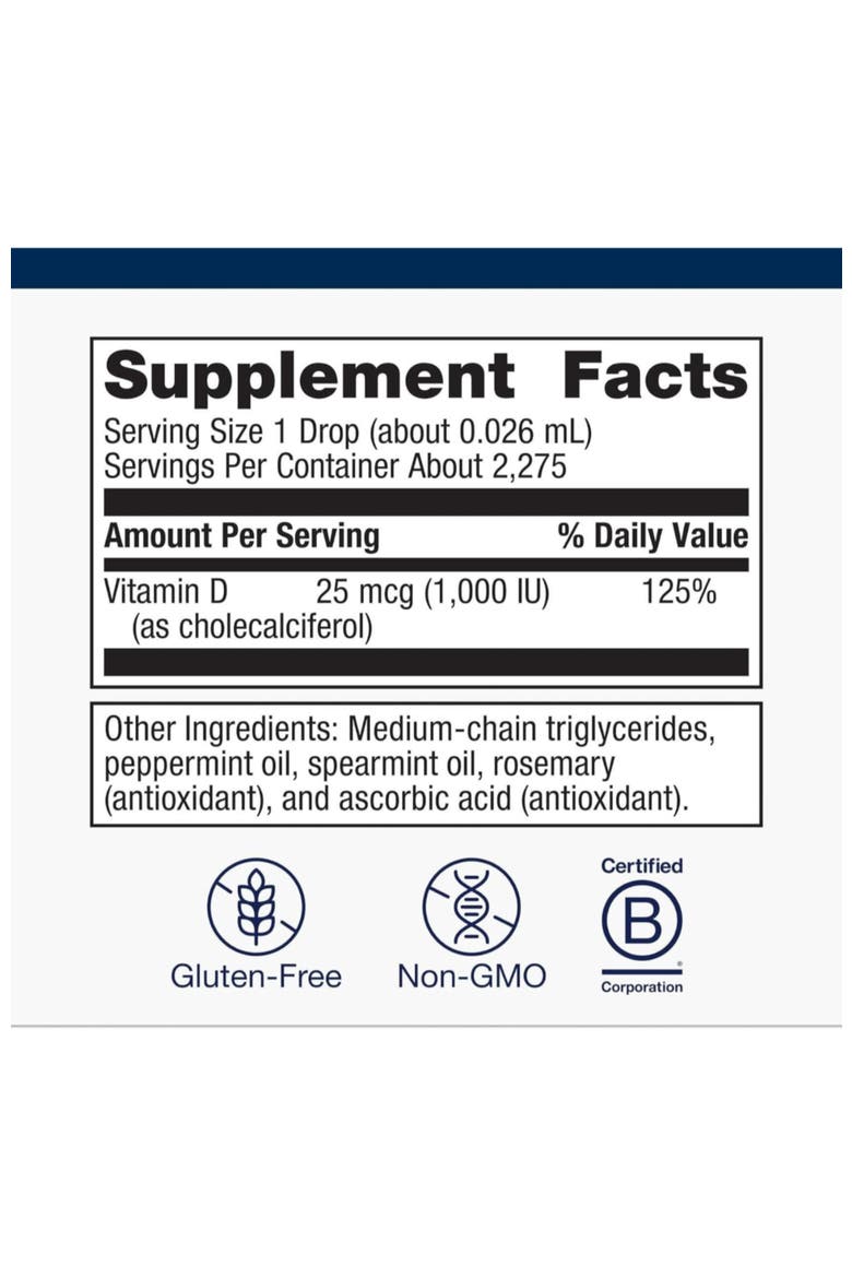 Vitamin D3 High Absorption Liquid Supplement 275 Servings, Alternate, color, None