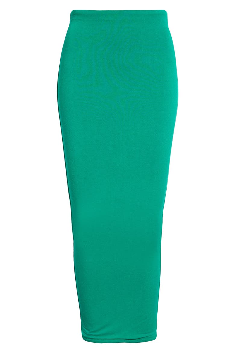 Hourglass Midi Skirt, Alternate, color, KELLY GREEN