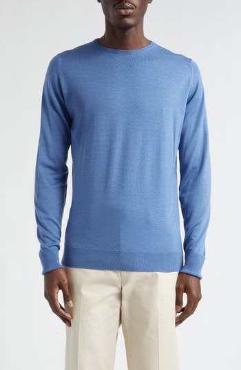 John Smedley Marcus Crewneck Virgin Wool Sweater